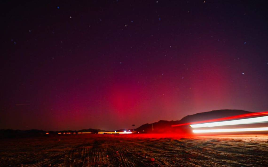 Auroras boreales así se vieron en México la noche del 10 de mayo 2024